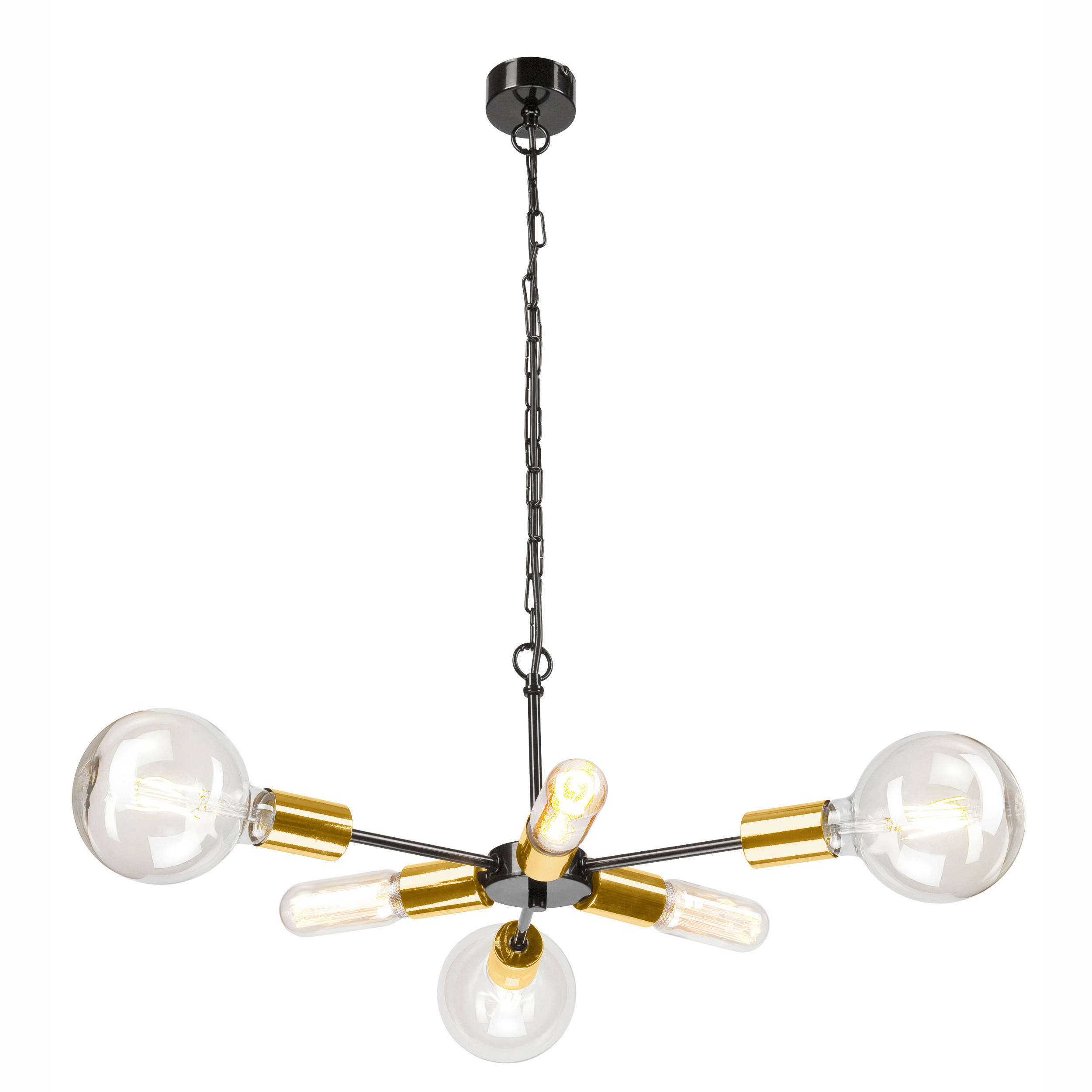 XXXLutz Hängeleuchte Starla Gold 34 cm