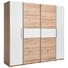DREHTÜRENSCHRANK in Eichefarben, Weiß - Eichefarben/Alufarben, MODERN, Holzwerkstoff/Kunststoff (200,1/190,5/61,6cm) - Carryhome DREHTÜRENSCHRANK in Eichefarben, Weiß - Eichefarben/Alufarben, MODERN, Holzwerkstoff/Kunststoff (200,1/190,5/61,6cm) - Carryhome