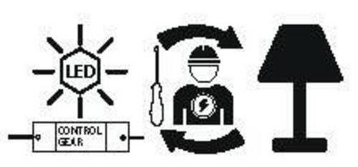 LED-WANDLEUCHTE   - Schwarz, Design, Holz/Metall (8.0/25.5/4.5cm) - Eglo