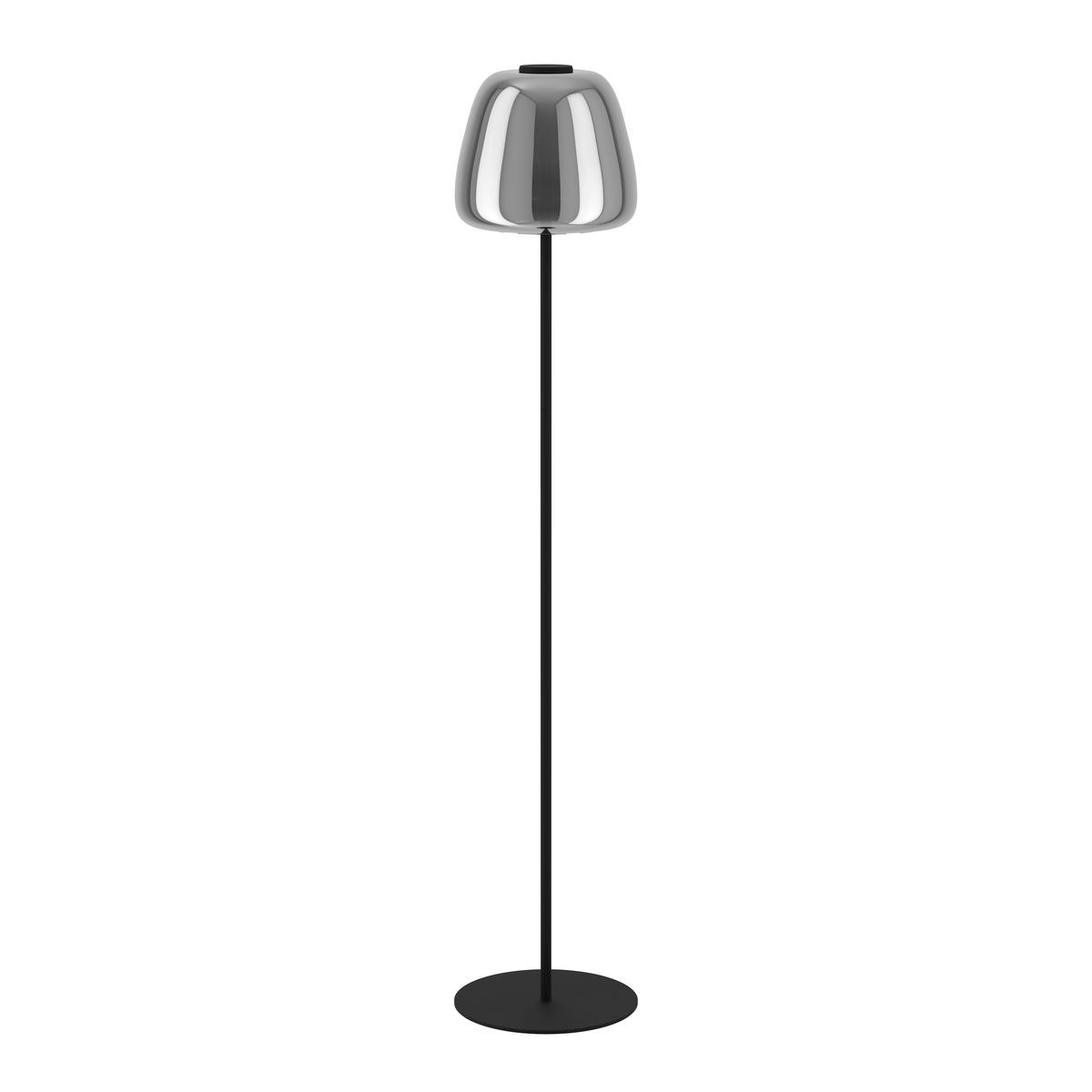 LED-STEHLEUCHTE 27,5/139,5 cm    - Schwarz, Design, Glas/Metall (27,5/139,5cm) - Eglo