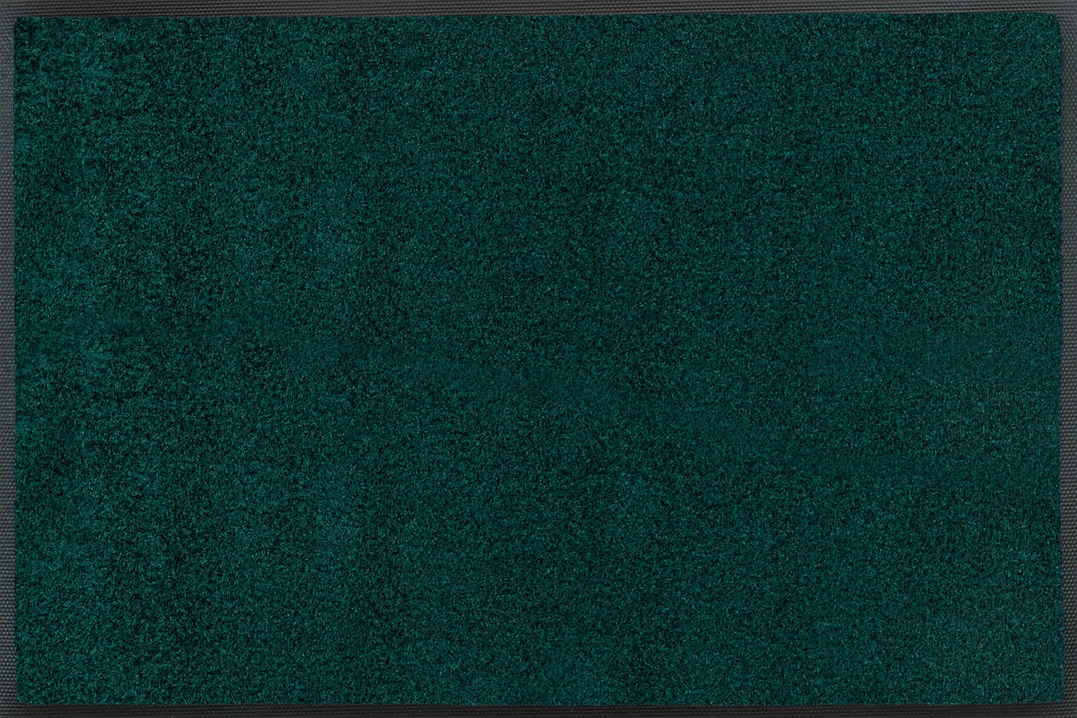 FUßMATTE 40/60 cm  - Petrol, Basics, Kunststoff/Textil (40/60cm) - wash+dry