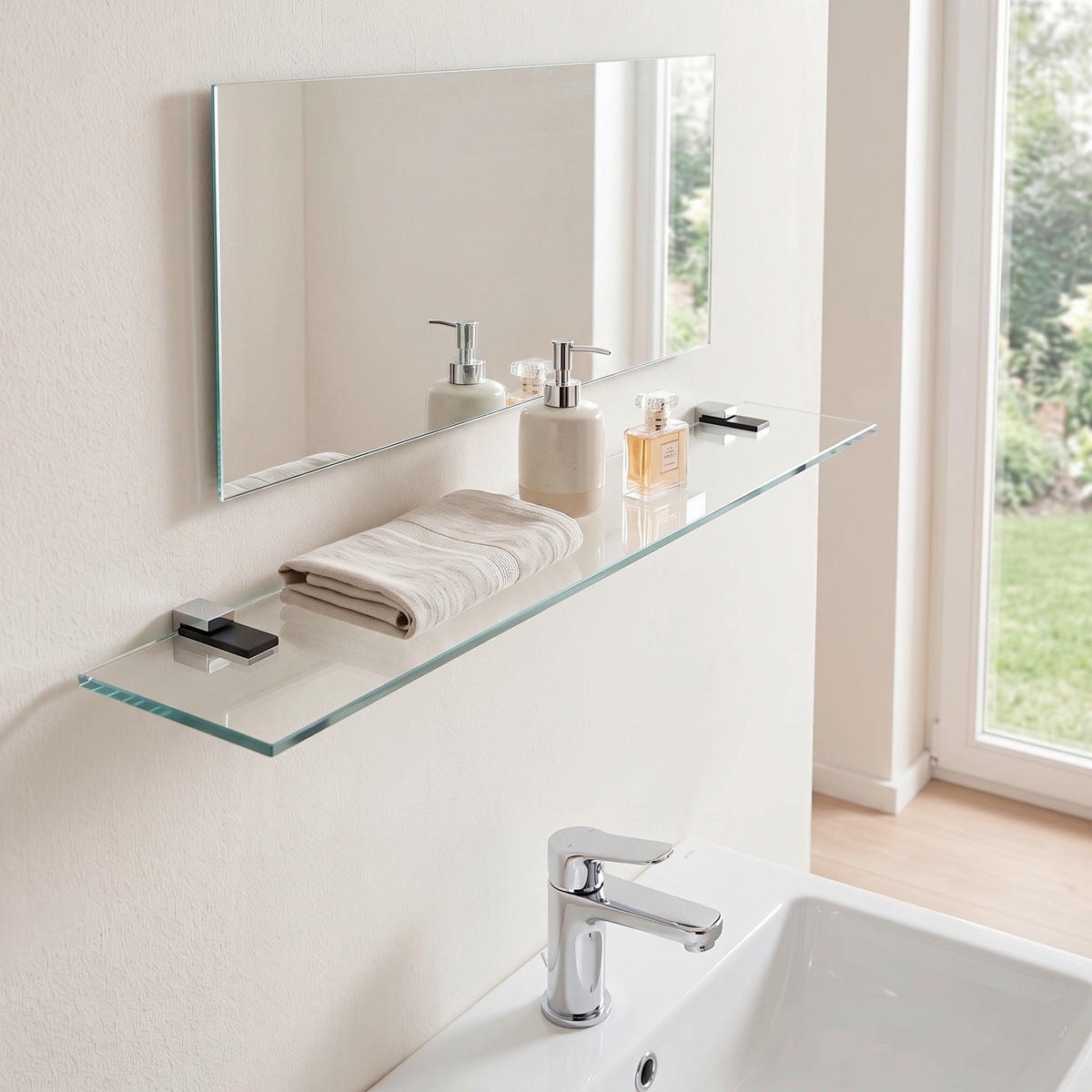 GLASABLAGE Glas Transparent  - Transparent, Basics, Glas (100/12cm) - MID.YOU