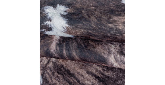 FELLTEPPICH 100/135 cm Etosha  - Braun/Weiß, Design, Leder/Textil (100/135cm) - Novel