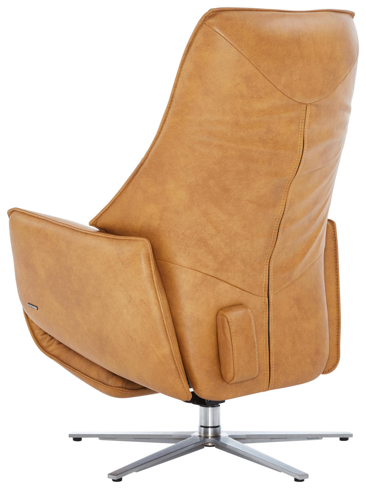 RELAXSESSEL Leder Currygelb  - Currygelb, Design, Leder/Metall (74/109/82cm) - Himolla