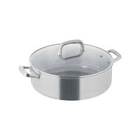 SERVIERPFANNE Tricion Resist b.nature Keramikbeschichtung 28 cm  - Basics, Metall (28cm) - Berndes
