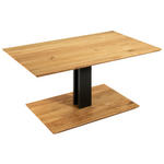 COUCHTISCH in Holz, Holzwerkstoff, Metall 100/60/47-65 cm  - Eichefarben/Anthrazit, Natur, Holz/Holzwerkstoff (100/60/47-65cm) - Venda