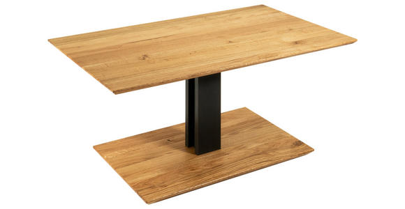 COUCHTISCH in Holz, Holzwerkstoff, Metall 100/60/47-65 cm - Eichefarben/Anthrazit, Natur, Holz/Holzwerkstoff (100/60/47-65cm) - Venda