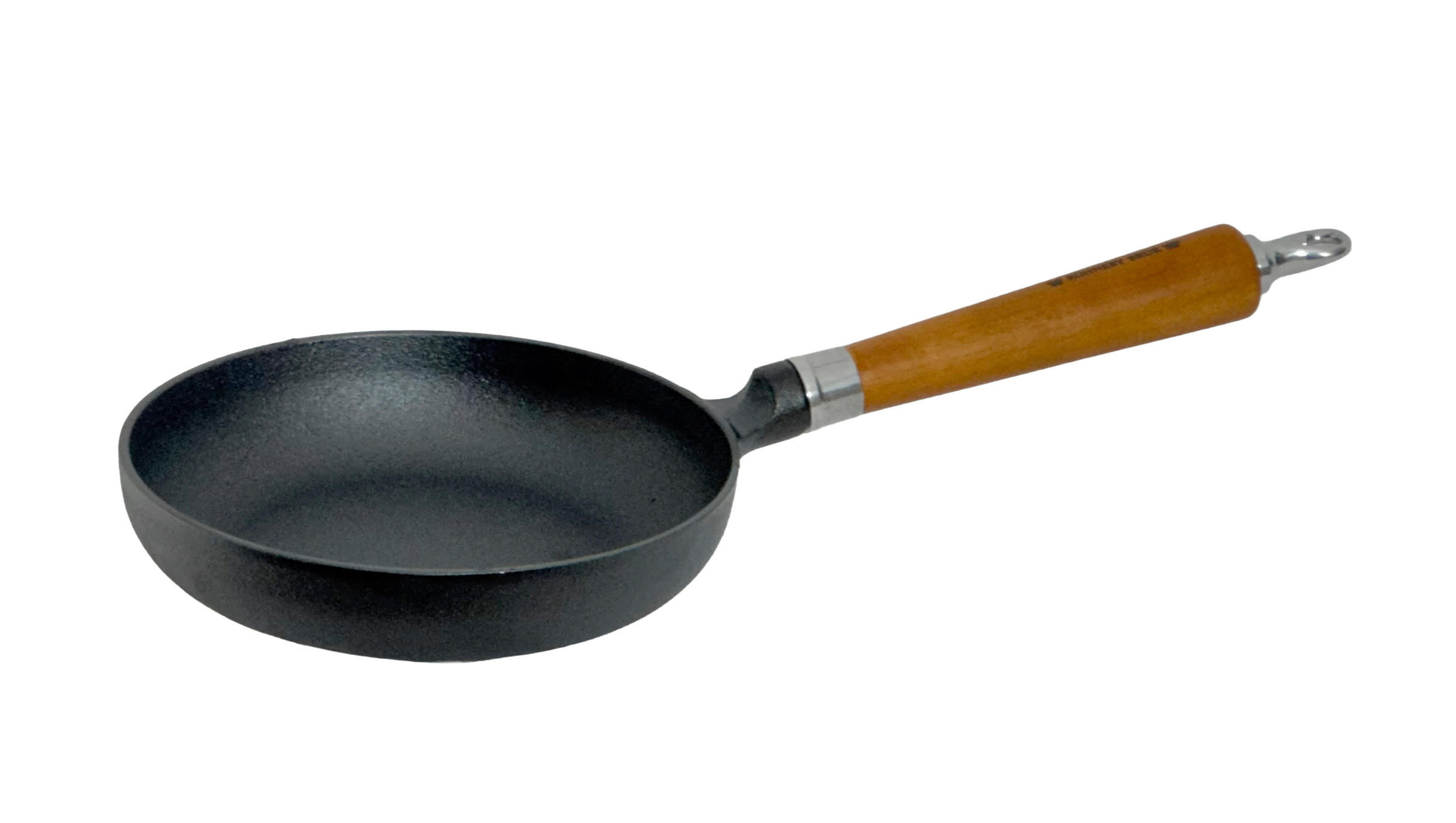 BRATPFANNE  - Schwarz/Braun, Basics, Holz/Metall (44/20/9cm)