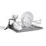 GESCHIRRABTROPFKORB - Silberfarben/Grau, Basics, Kunststoff/Metall (39,5/12,5/32cm) - Justinus