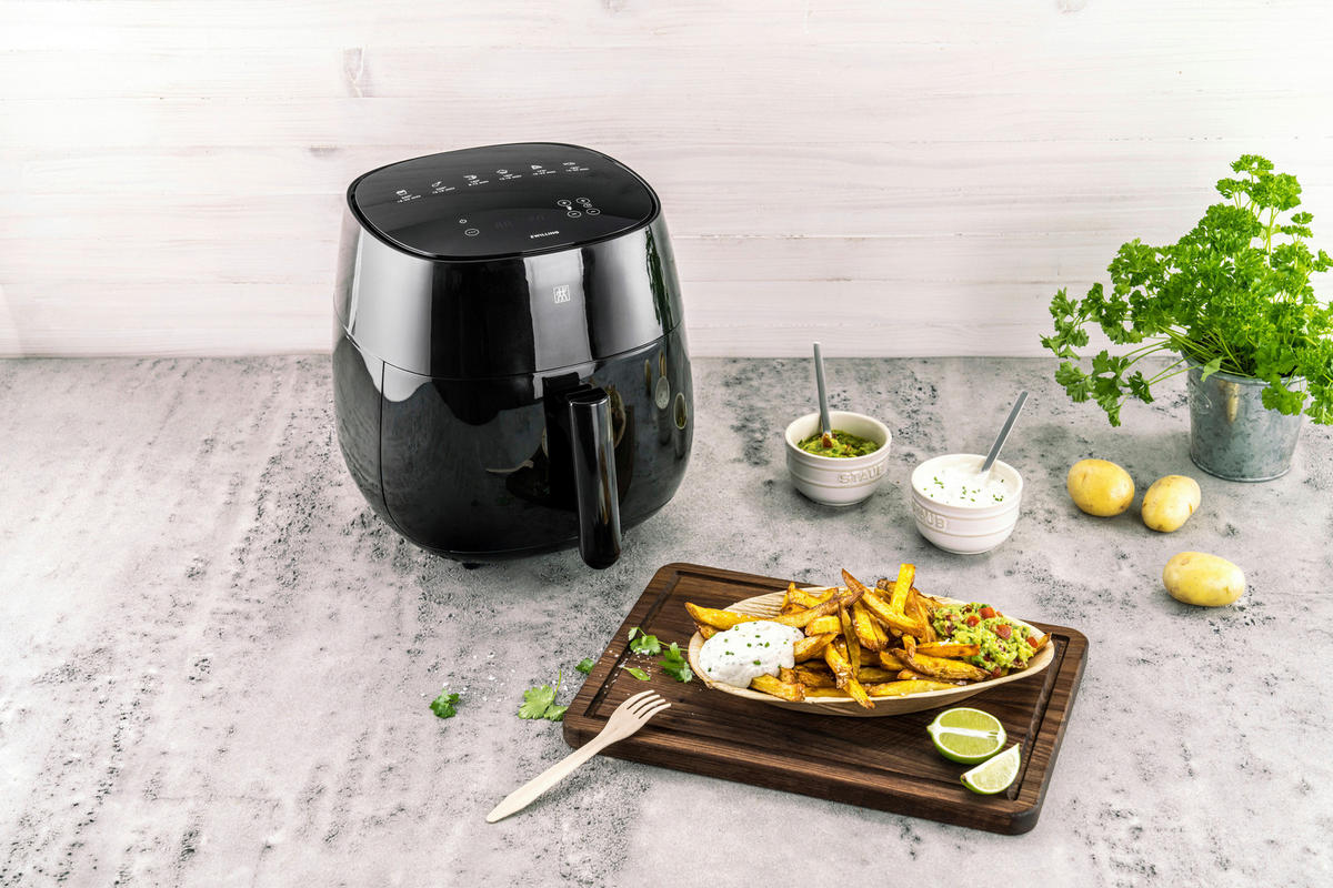 HEIßLUFTFRITTEUSE ZWILLING ENFINIGY 4 L  - Schwarz, Basics, Kunststoff - Zwilling