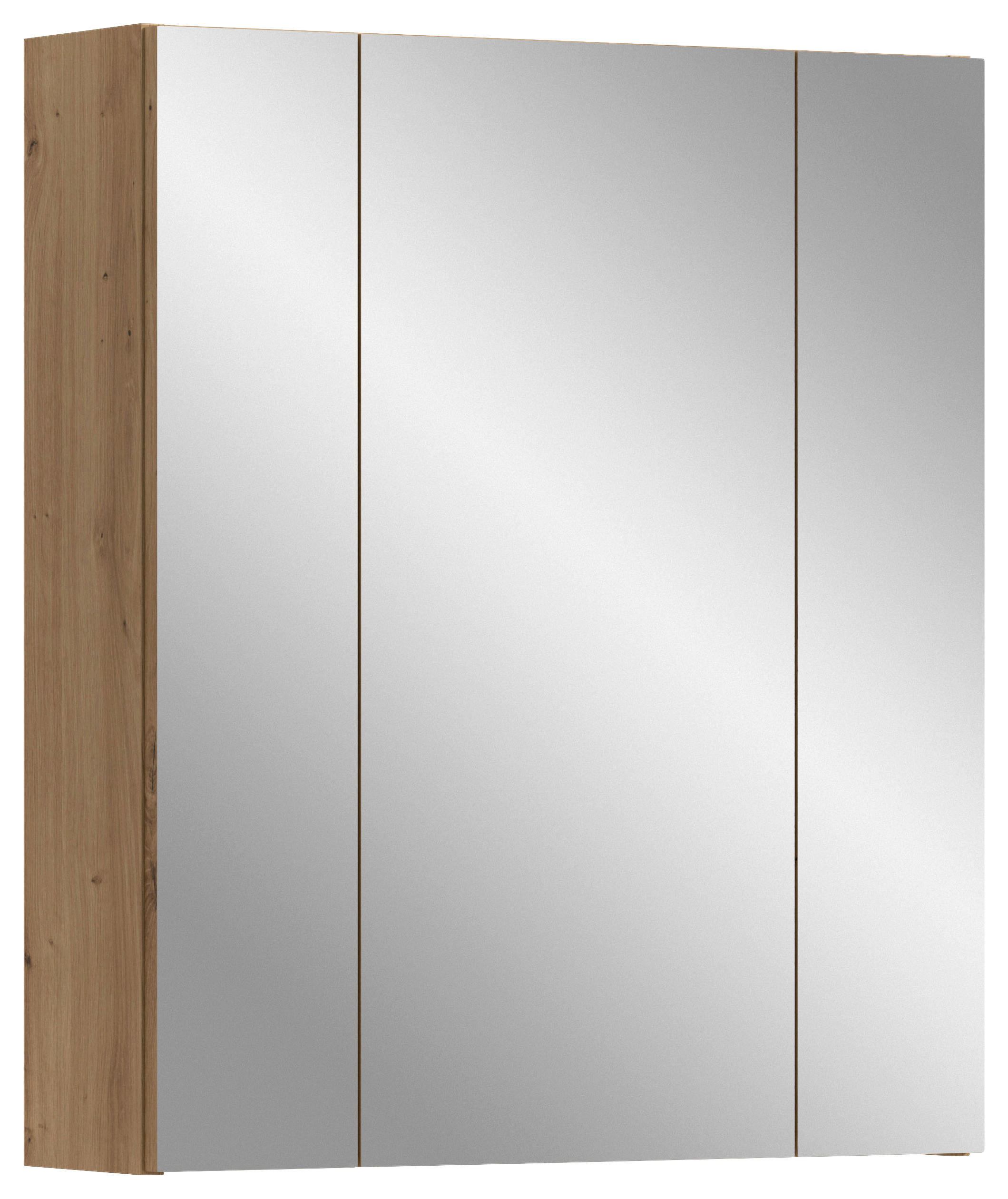 SPEGELSKÅP  - ek Artisan, Basics, trämaterial/glas (60/70/18cm) - MID.YOU