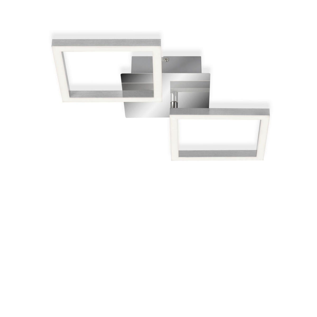 LED-DECKENLEUCHTE 47/22.6/7.3 cm  - Alufarben, Design, Kunststoff/Metall (47/22.6/7.3cm)