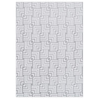 RAVNO TKANA PREPROGA  Calma     200/290 cm    tkano  srebrne barve  - srebrne barve, Basics, tekstil (200/290cm) - Kayoom