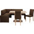 ECKBANK Lederlook Braun - Braun, KONVENTIONELL, Textil (150/190cm) - Carryhome ECKBANK Lederlook Braun - Braun, KONVENTIONELL, Textil (150/190cm) - Carryhome