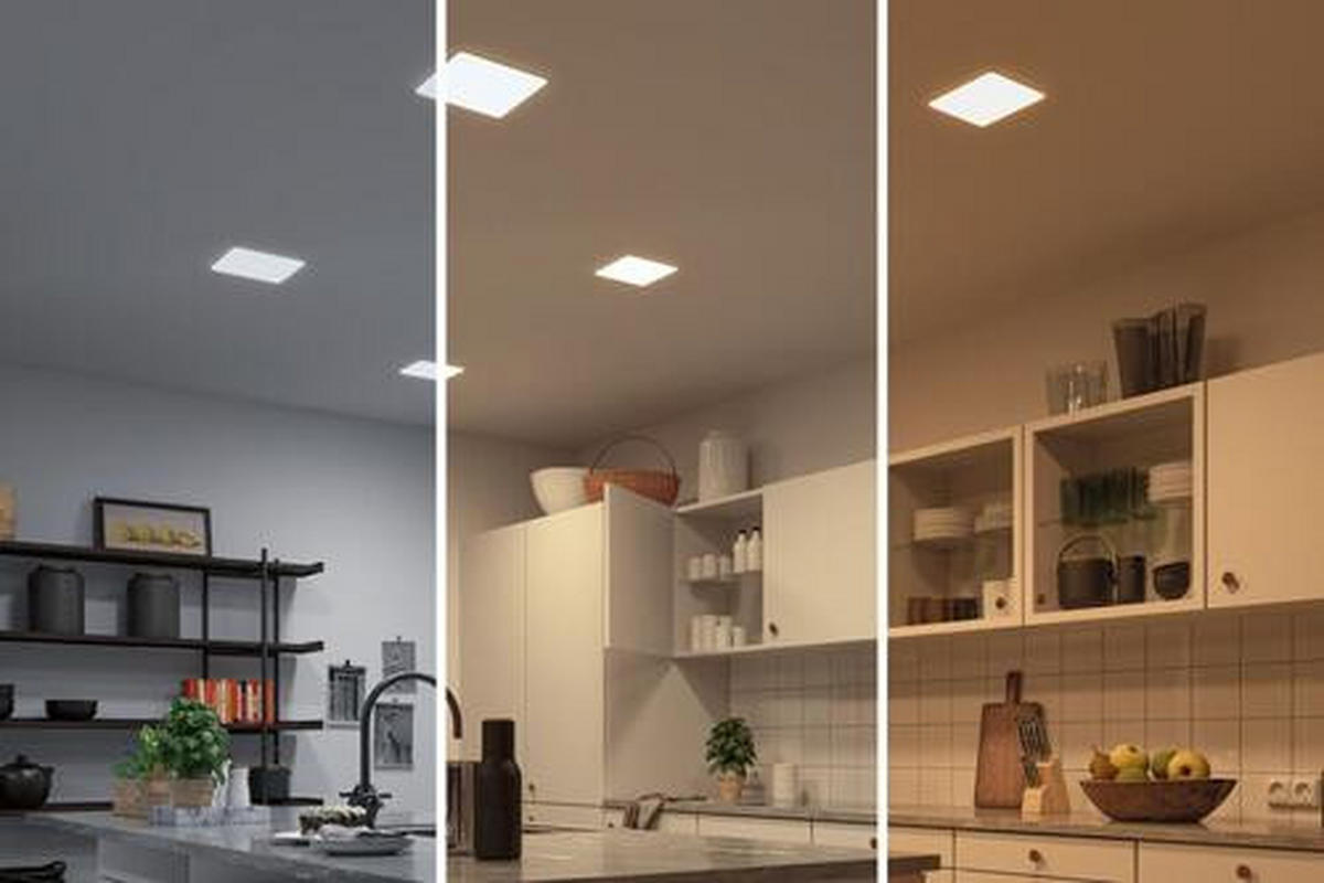 LED-PANEEL 21,5 cm  - Weiß, Basics, Kunststoff (21,5cm) - Paulmann