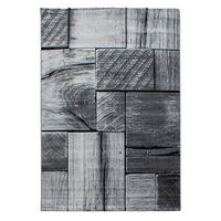 FLACHWEBETEPPICH 140/200 cm Parma Schwarz  - Schwarz, Design, Textil (140/200cm) - Novel