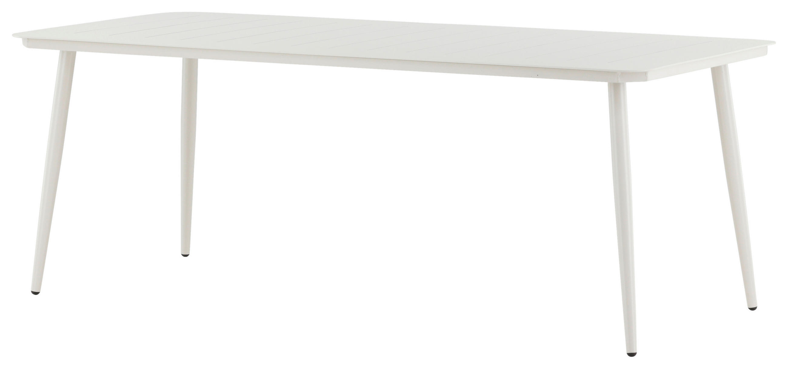 UTEBORD metall rektangulär  - beige, Klassisk, metall (200/90/75cm) - Gardenson