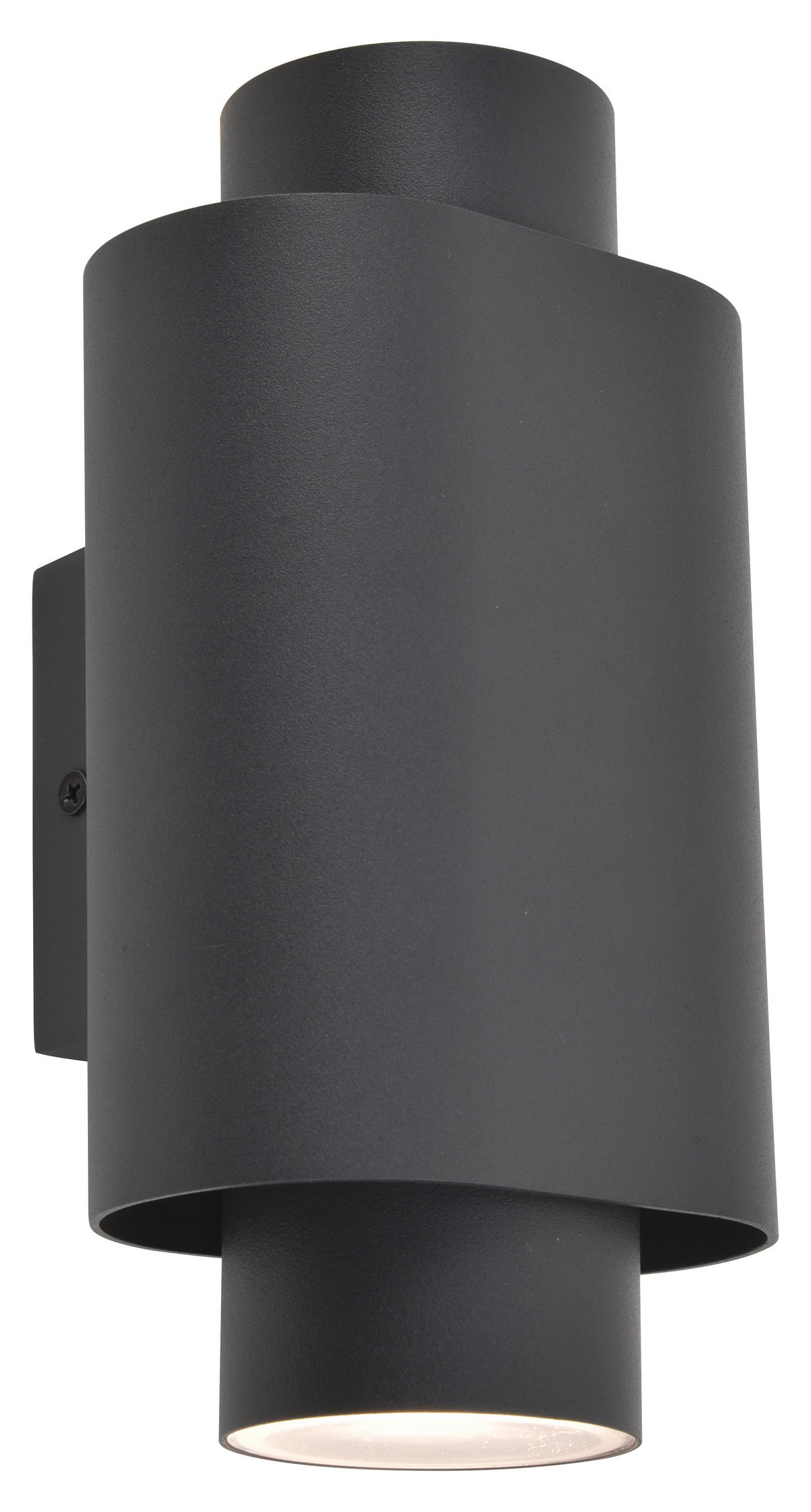 AUßENWANDLEUCHTE 10,9/20,2/9,6 cm   - Anthrazit, Basics, Metall (10,9/20,2/9,6cm)