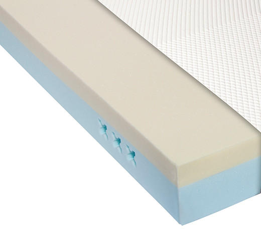MATRATZE 200/200 cm Höhe ca. 20 cm  - Anthrazit/Weiß, Basics, Textil (200/200cm) - Livetastic