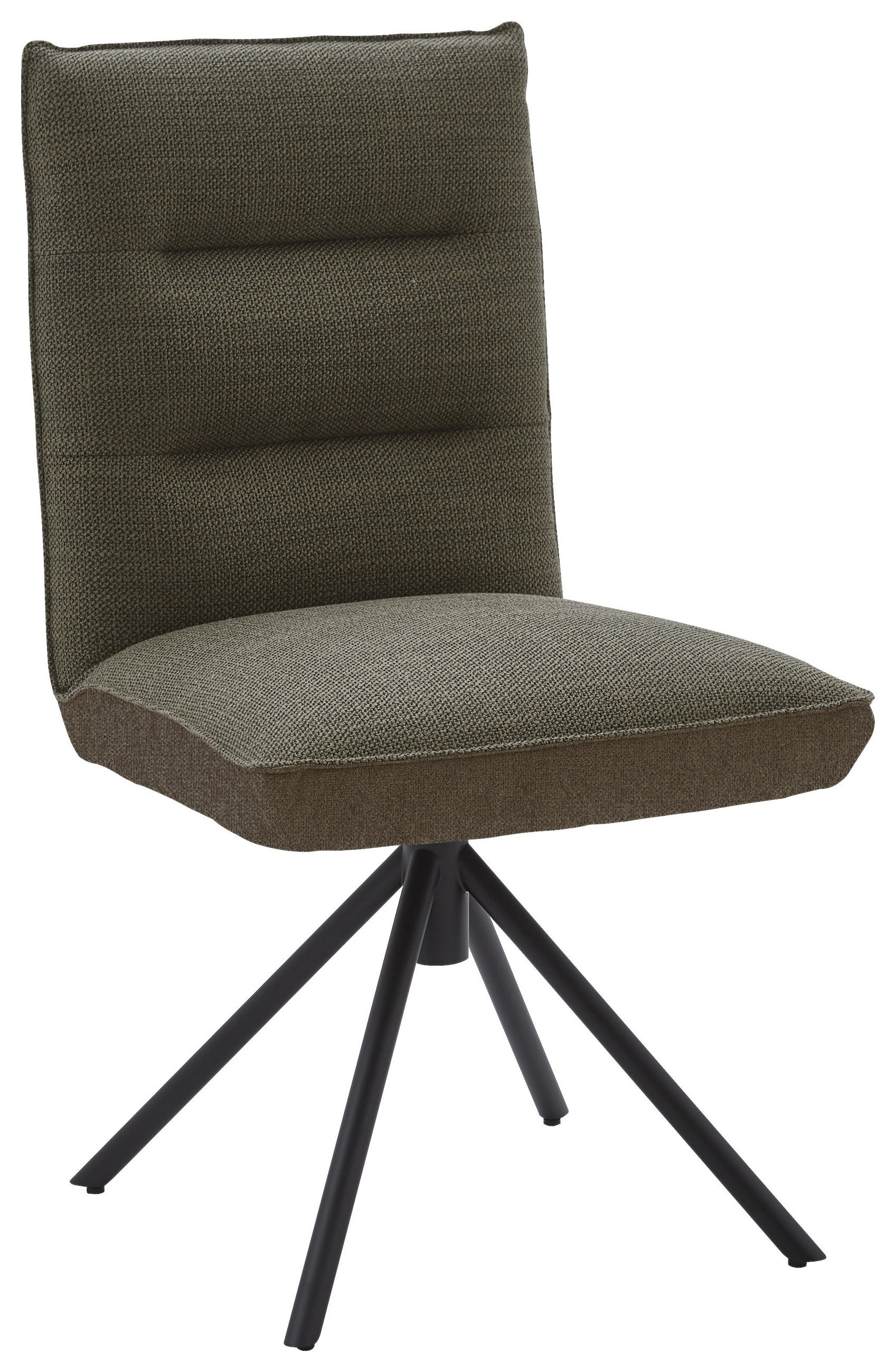 STUHL  in Flachgewebe Textil  - Schwarz/Braun, Design, Textil/Metall (49/93/59cm) - Dieter Knoll
