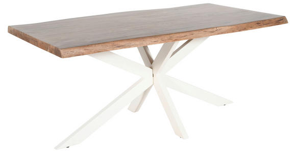 TISCHGESTELL in Metall 160/70/72 cm - Creme, Design, Metall (160/70/72cm) - Landscape