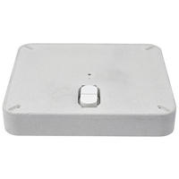 PIED DE PARASOL - blanc, Konventionell, pierre (65/65/11cm) - Glatz