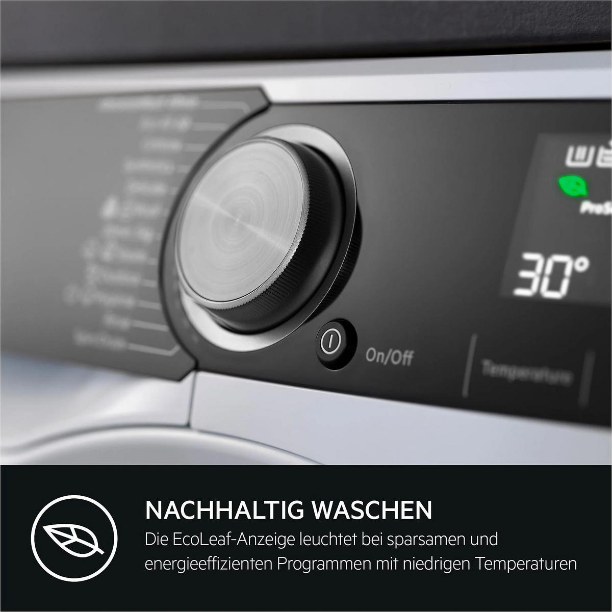 WASCHMASCHINE LR8EA75690   - Schwarz/Weiß, Basics, Metall (59,6/84,7/57,7cm) - AEG