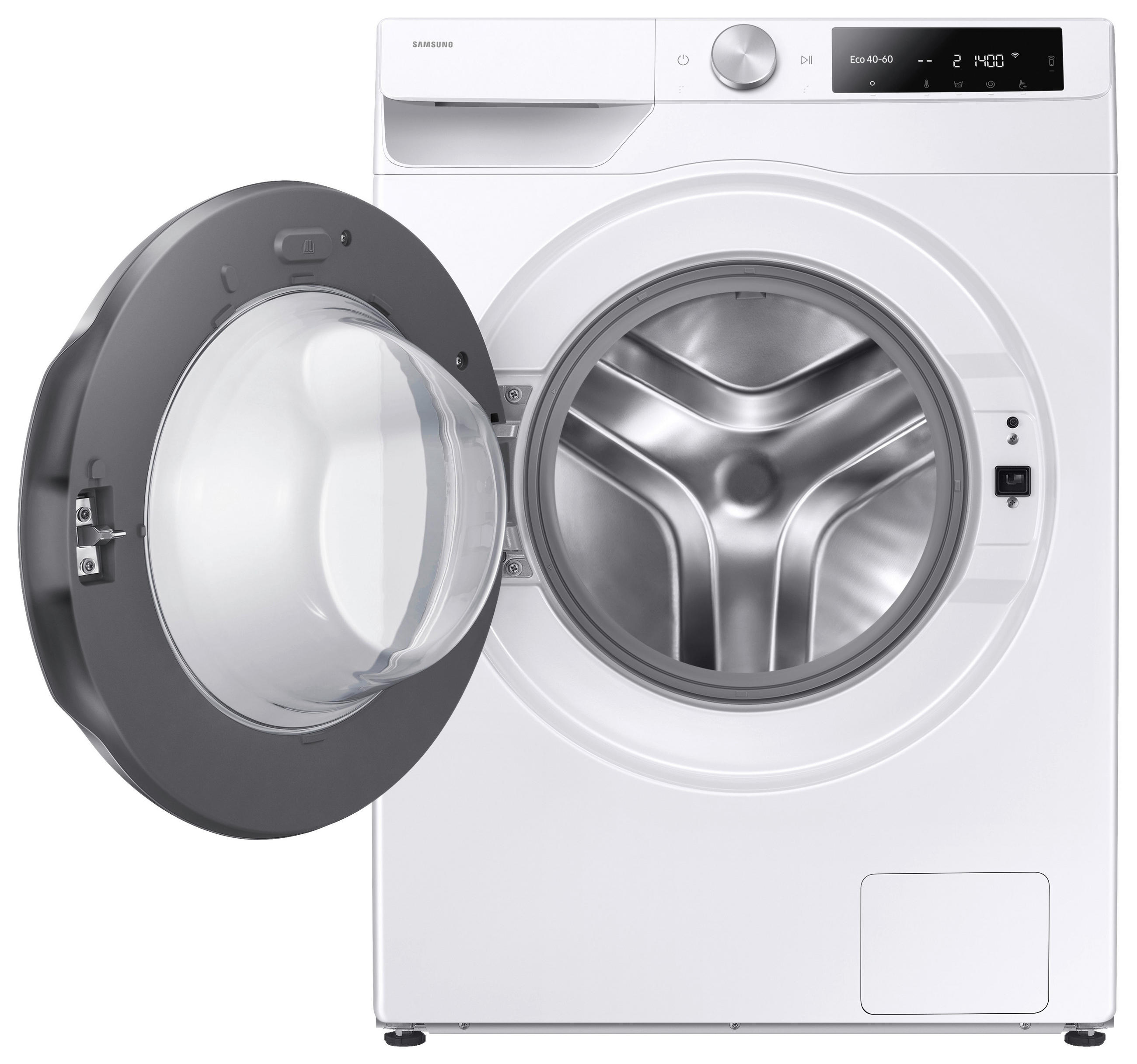 WASCHMASCHINE WW90DG6U85LEU3  - Weiß, Basics, Glas/Kunststoff (60/85/55cm) - Samsung
