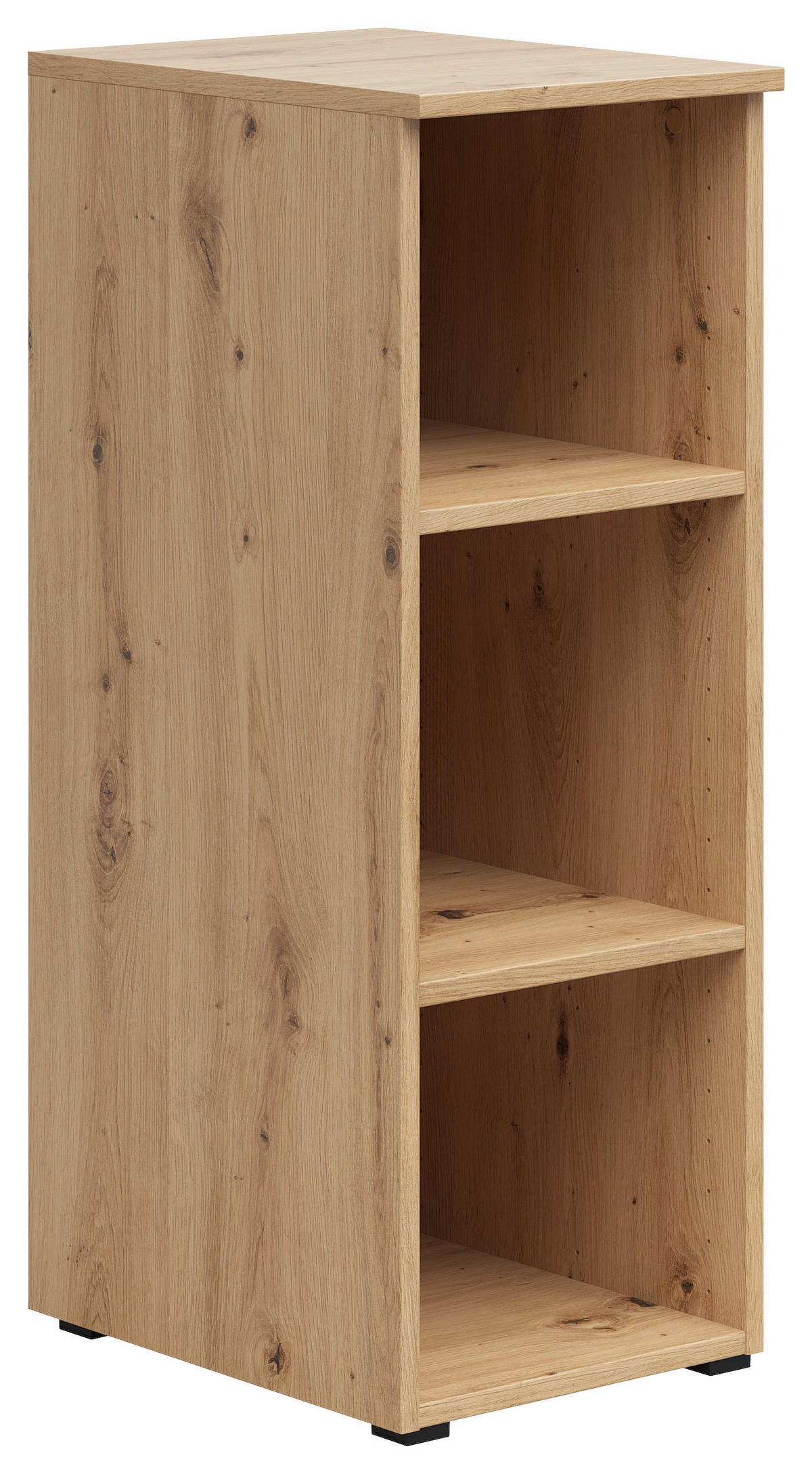 REGAL hrast Artisan  drvni materijal  - hrast Artisan/antracit, Moderno, drvni materijal/plastika (30/83/40cm)