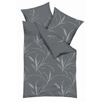 POSTELJINA Organic 140/200 cm makosaten siva  - siva, Konvencionalno, tekstil (140/200cm) - Kaeppel