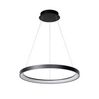 LED-HÄNGELEUCHTE Vidal 58/58/150 cm   - Schwarz, Design (58/58/150cm) - Lucide