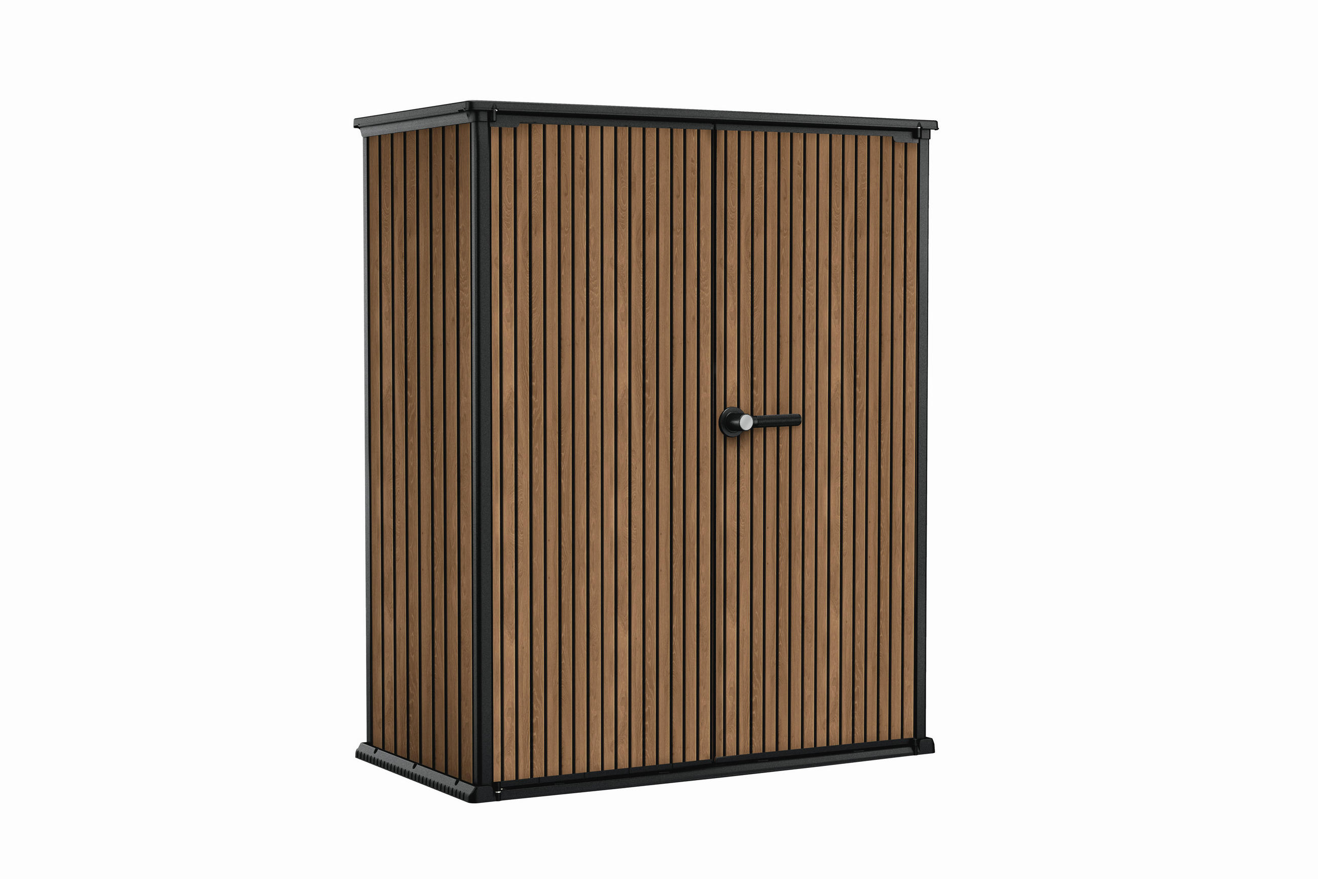 SKRINKA NA NÁRADIE   - hnedá, Basics, plast (140/171/74cm) - Ambia Garden