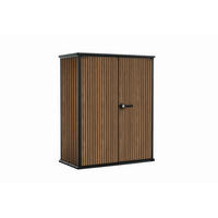 SKRINKA NA NÁRADIE   - hnedá, Basics, plast (140/171/74cm) - Ambia Garden