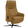 RELAXSESSEL in Leder Senfgelb  - Anthrazit/Senfgelb, Design, Leder/Metall (70/85/112cm) - Himolla Komfortklass
