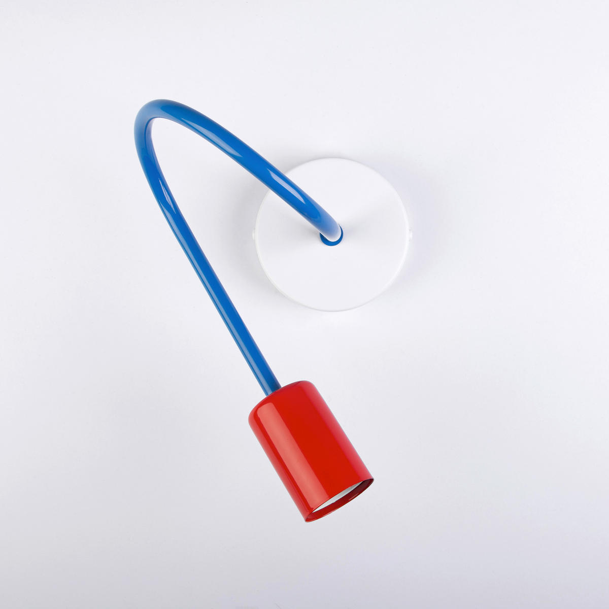 KINDERWANDLEUCHTE  - Weiß Hochglanz/Rot, KONVENTIONELL, Metall (200/200/240cm)