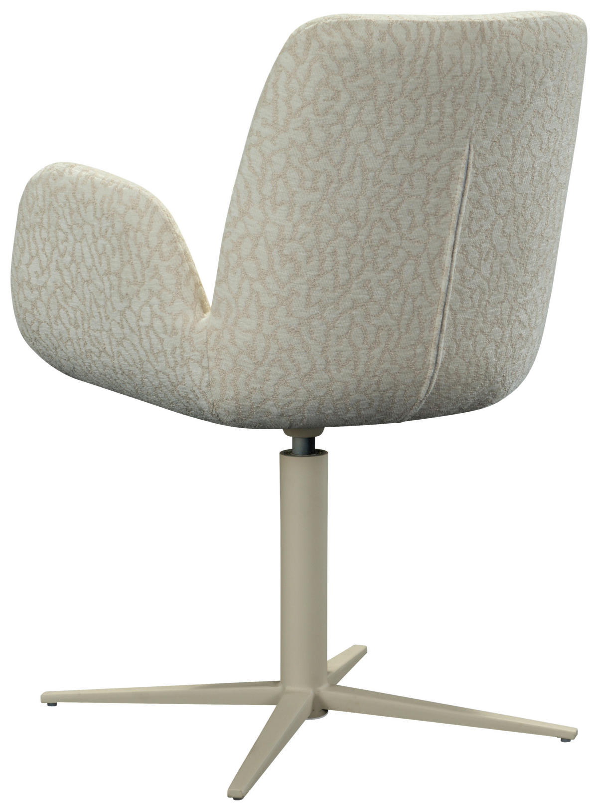 ARMLEHNSTUHL  in Eisen Mikrofaser  - Beige/Schwarz, Design, Textil/Metall (62/85,5/61,5cm) - Lomoco