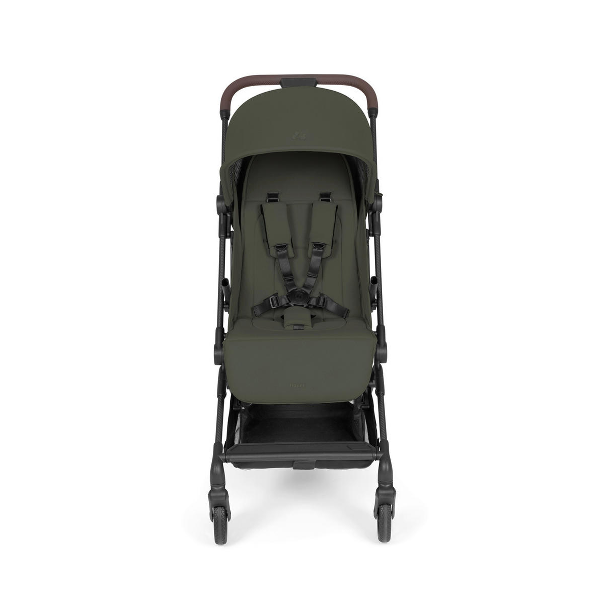 BUGGY Lite N Care  - Schwarz/Olivgrün, Basics, Textil/Metall (89/43.5/100cm) - Hauck