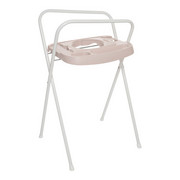 BADEWANNENSTÄNDER Fabulous - Hellrosa, Trend, Kunststoff/Metall (61,2/9/114,6cm) - Bebe Jou