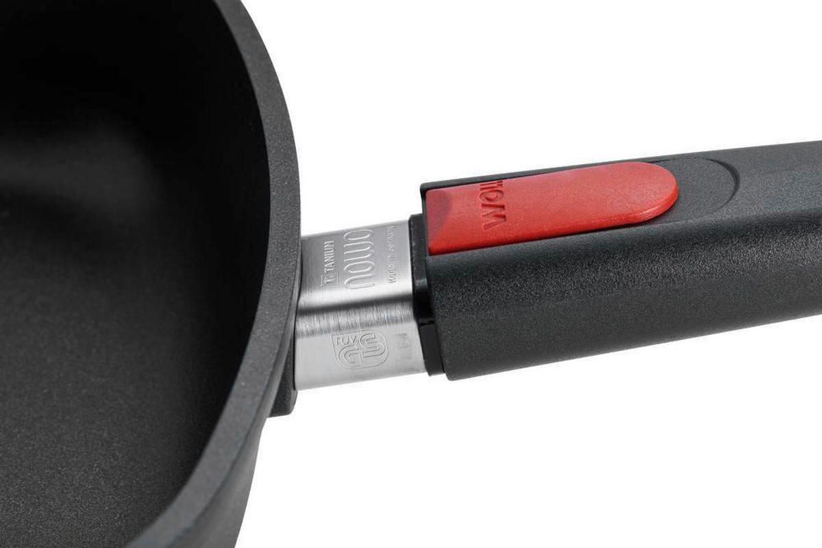 PÁNEV NA SMAŽENÍ  nepřilnavý povrch PTFE  28/28 cm  - antracitová, Basics, kov (28/28cm) - WOLL