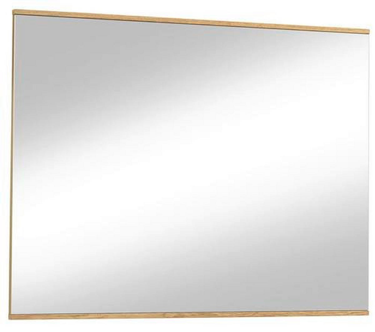 WANDSPIEGEL 97/75/2,1 cm  - Eichefarben, Design, Glas/Holz (97/75/2,1cm)