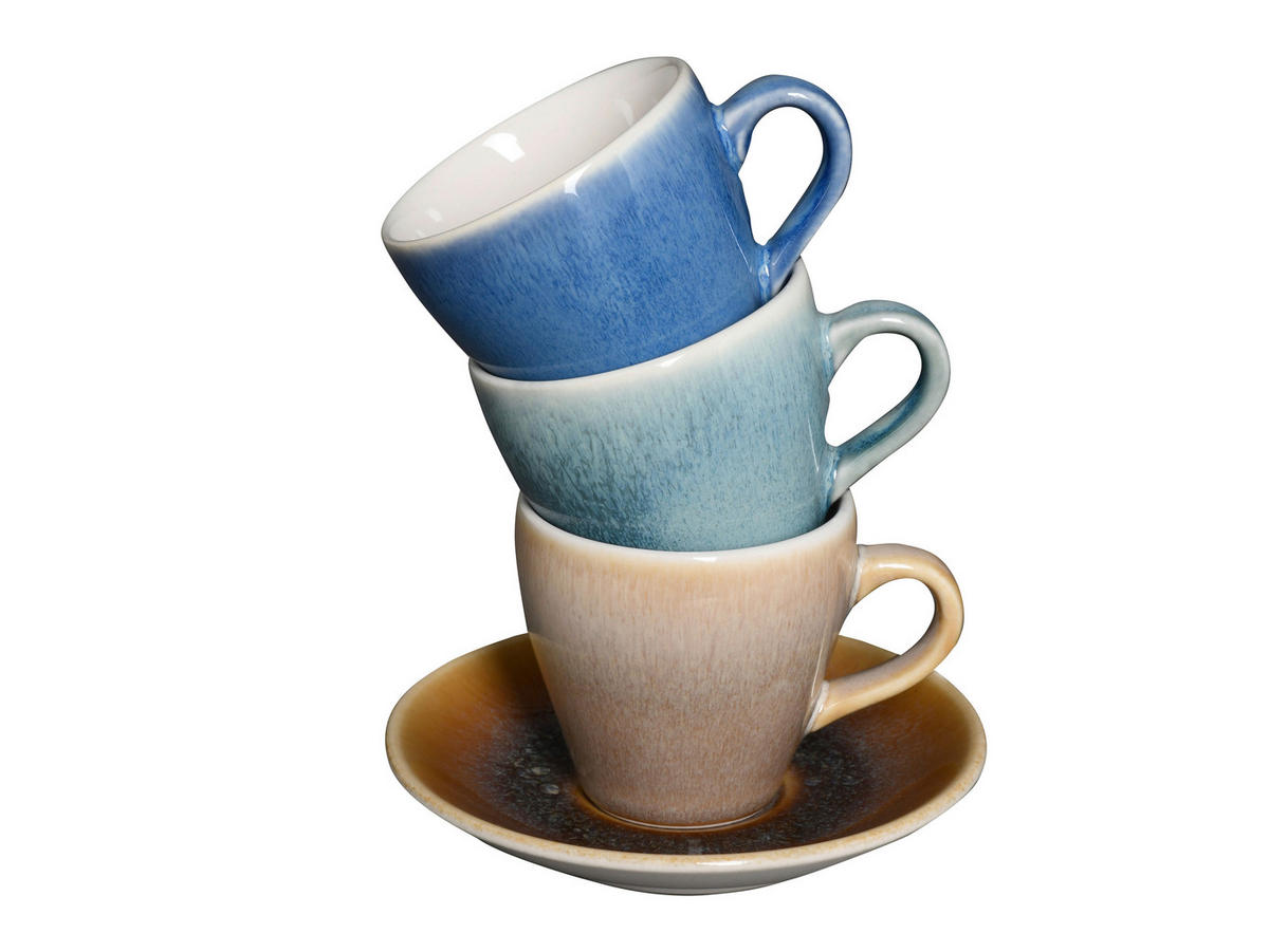 SET MED KOPPAR Caldera 8 delar  - multicolor, Basics, keramik (19/19/19cm) - Creatable