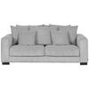 2,5-SITS SOFFA i manchester grå  - svart/grå, Klassisk, trä/textil (203/83/126cm) - MID.YOU