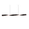 LED-HÄNGELEUCHTE 89/6/150 cm  - Schwarz, Design, Kunststoff/Metall (89/6/150cm) - Novel