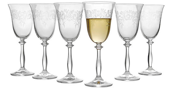 WEIßWEINGLAS-SET 6-teilig - Klar, Trend, Glas (0,25l) - Novel