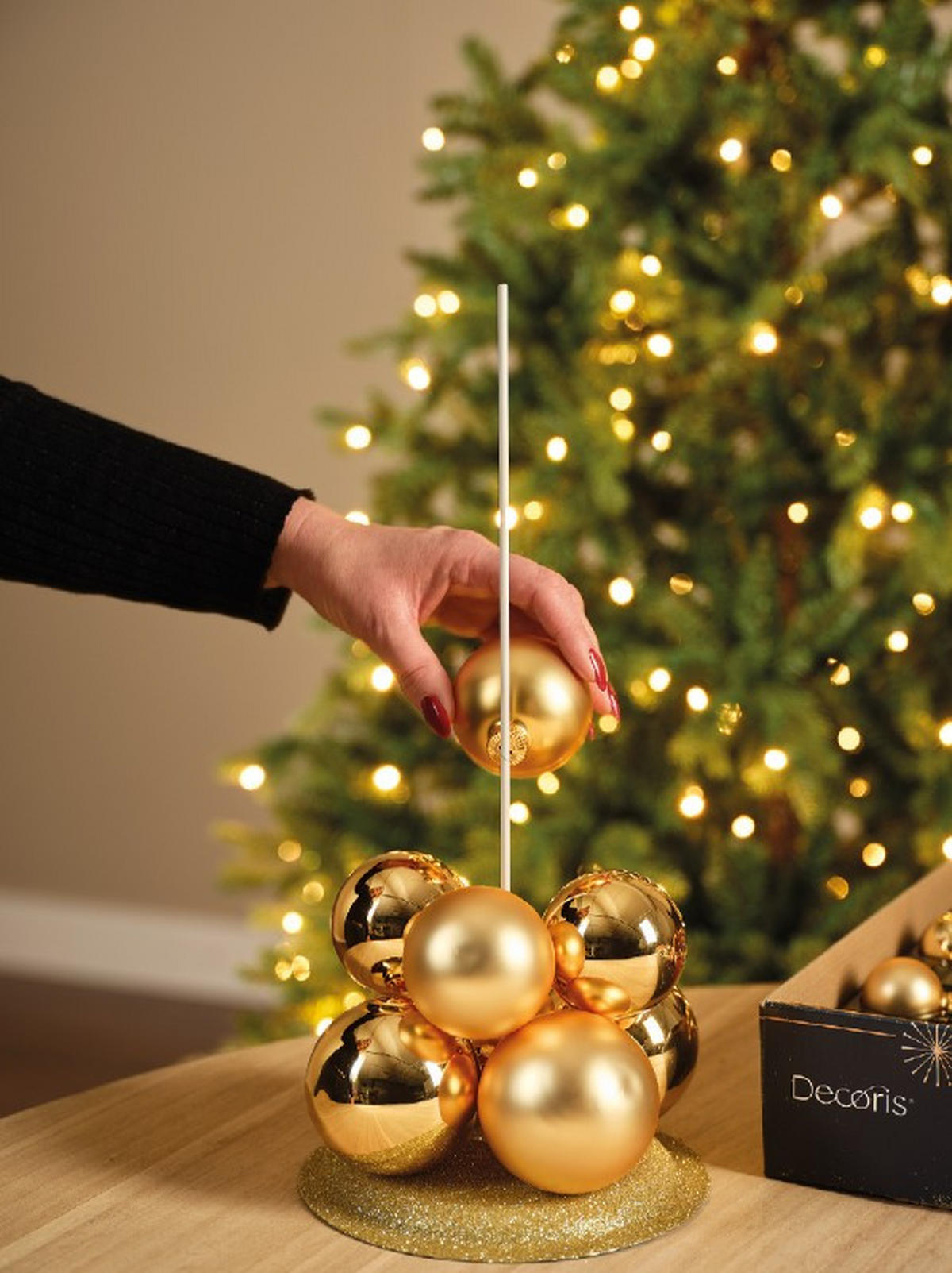 DEKOBAUM - KONVENTIONELL, Glas (4,00/4,00/4,00cm)