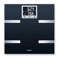 KÖRPERANALYSEWAAGE - Schwarz, Basics, Glas (4.8/34.8/35.2cm) - Beurer