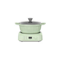 Lábas, Fazék 4,5 l  - smaragdzöld/pasztellzöld, Basics, fém (18/16/36cm) - BUYDEEM