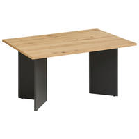 COUCHTISCH in Holzwerkstoff 86/58/44 cm  - Dunkelgrau/Eiche Artisan, Konventionell, Holzwerkstoff (86/58/44cm) - Carryhome