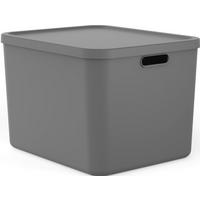 AUFBEWAHRUNGSBOX Albula  - Anthrazit, KONVENTIONELL, Kunststoff (48,9/40,5/34cm) - Rotho