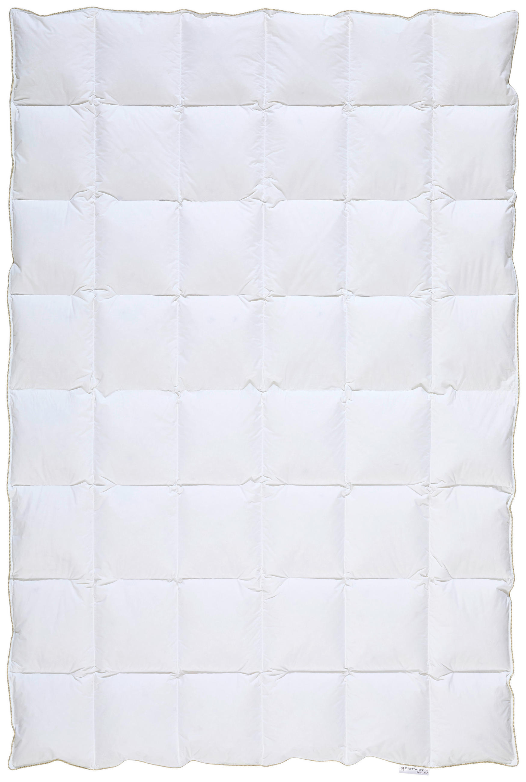 DAUNENDECKE  Golden Glow  155/220 cm   - Weiß, Basics, Textil (155/220cm) - Centa-Star